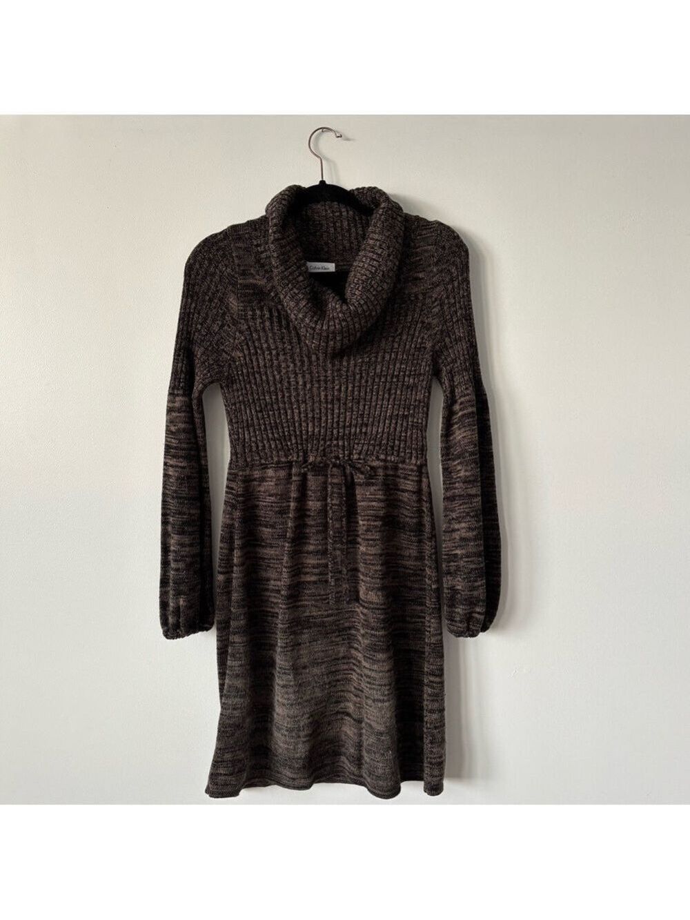 Calvin Klein Women’s Knit Cowl Neck Sweater Dress